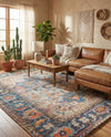 Savannah Threads Collection Area Rug -  Atacama Rectangle Multi  lifestyle 16