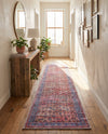 Zahara Oasis Collection Area Rug -  Meknes Runner Antique Pink  lifestyle 58