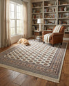 Samarkand Elegance Collection Area Rug -  Margilan (Ivory) Rectangle Ivory  lifestyle 16