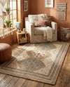 Savannah Threads Collection Area Rug -  Pampas Rectangle Beige  lifestyle 14