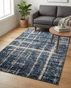 Metro Heights Collection Area Rug -  Flatiron Rectangle Navy Blue  lifestyle 21