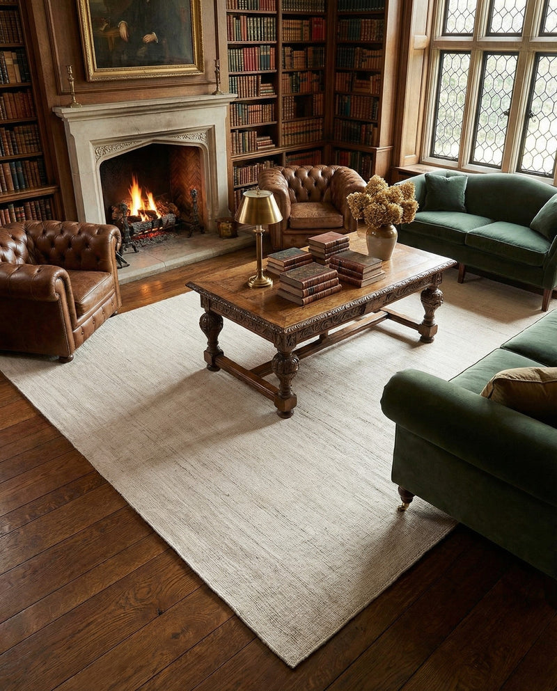 Berkshire Estate Collection Area Rug - Windsor (Vanilla Bean) Rectangle Vanilla Bean  lifestyle 13