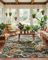 Meadow Breeze Collection Area Rug -  Bluebell Rectangle Multi  lifestyle 46