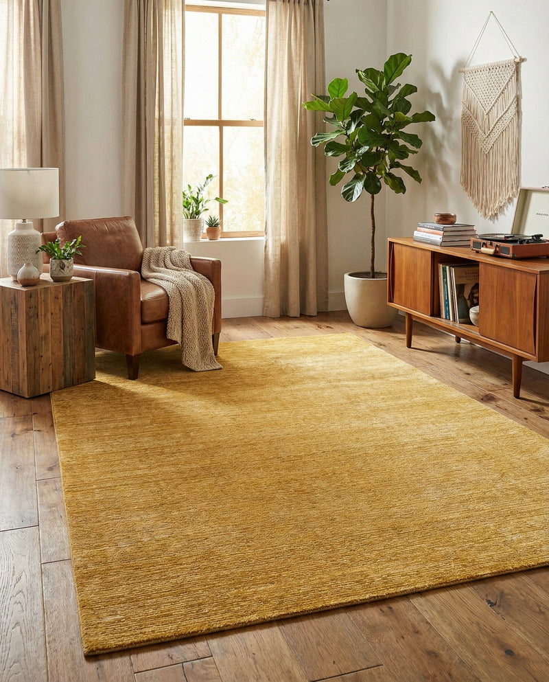 Bloomsbury Elegance Collection Area Rug -  Kensington (Yellow) Rectangle Yellow  lifestyle 21