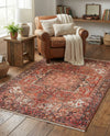 Bazaar Chic Collection Area Rug -  Essaouira Rectangle Rust Red  lifestyle 10