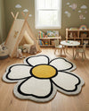 Whimsy Wonders Wool Collection Area Rug -  Arctic Round Ivory  lifestyle 15