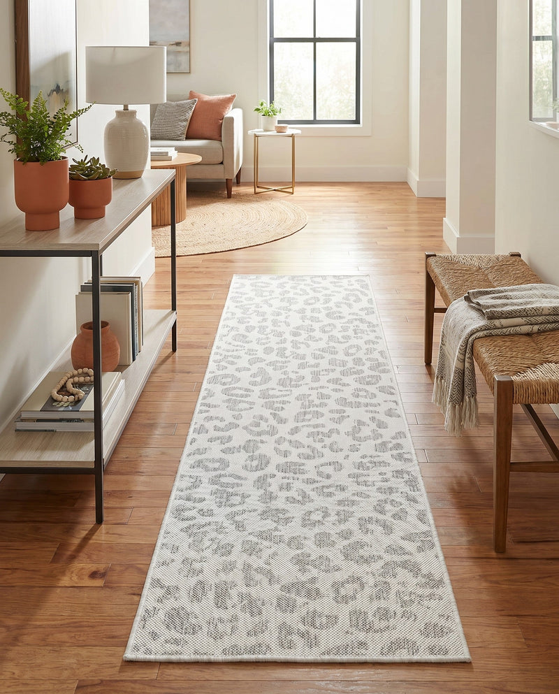 Savannah Escape Collection Area Rug -  Amazon (Ivory Gray) Runner Ivory Gray  lifestyle 21