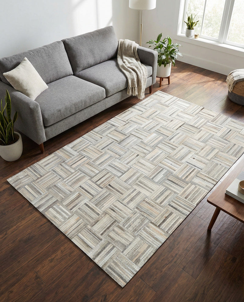 Savannah Hideaway Collection Area Rug - Savannah Rectangle Light Brown Ivory  lifestyle 11