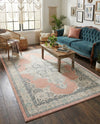 Beverly Grove Collection Area Rug -  Fairfax (Rose) Rectangle Rose  lifestyle 21