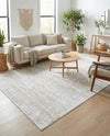 Sanctuary Retreat Collection Area Rug -  Refuge Rectangle Snow White  lifestyle 18