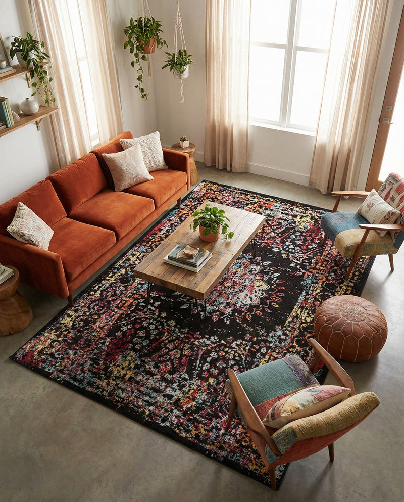 Brighton Terrace Collection Area Rug -  Withdean Rectangle Multi  lifestyle 13