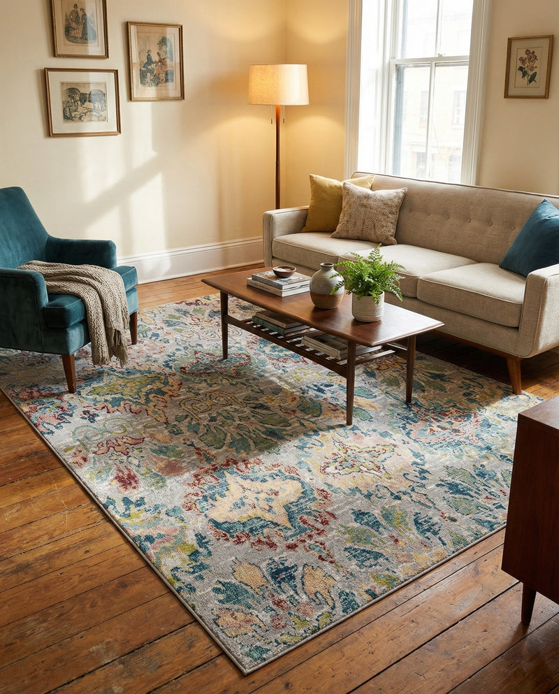 Savannah Elegance Collection Area Rug -  Forsyth Rectangle Multi  lifestyle 18
