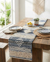 Cotton Punjab Passage Collection Area Rug - Amritsar Table Runner Ivory  lifestyle 47