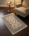 Persian Elegance Collection Area Rug -  Ardabil Rectangle Ivory  lifestyle 27