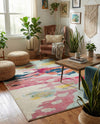 Marrakesh Elegance Collection Area Rug -  Skhirat Rectangle Pink  lifestyle 12