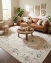 Parisian Elegance Collection Area Rug - Versailles (Ivory) Rectangle Ivory  lifestyle 24