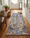 Heritage Elegance Collection Area Rug -  Louvre Runner Multi  lifestyle 57