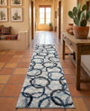 Santa Fe Trails Collection Area Rug -  Taos Runner Ivory  lifestyle 57