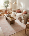 Luminara Sands Collection Area Rug - Elysium (Carnation Pink) Rectangle Carnation Pink  lifestyle 23