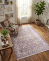 Rustic Charm Revival Collection Area Rug - Farmstead Rectangle Purple  lifestyle 39
