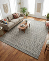 Savannah Weave Collection Area Rug - Serengeti Rectangle Gray  lifestyle 64
