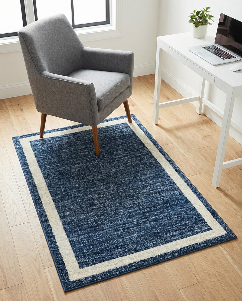 Studio Haven Collection Area Rug -  Alcove (Navy Blue) Rectangle Navy Blue  lifestyle 21