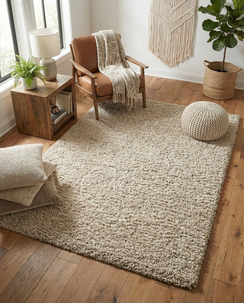 Alpine Plush Collection Area Rug -  Cortina (Linen) Rectangle Linen  lifestyle 16