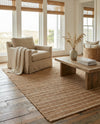 Sequoia Handwoven Jute Collection Area Rug - Briarwood Rectangle Natural  lifestyle 12