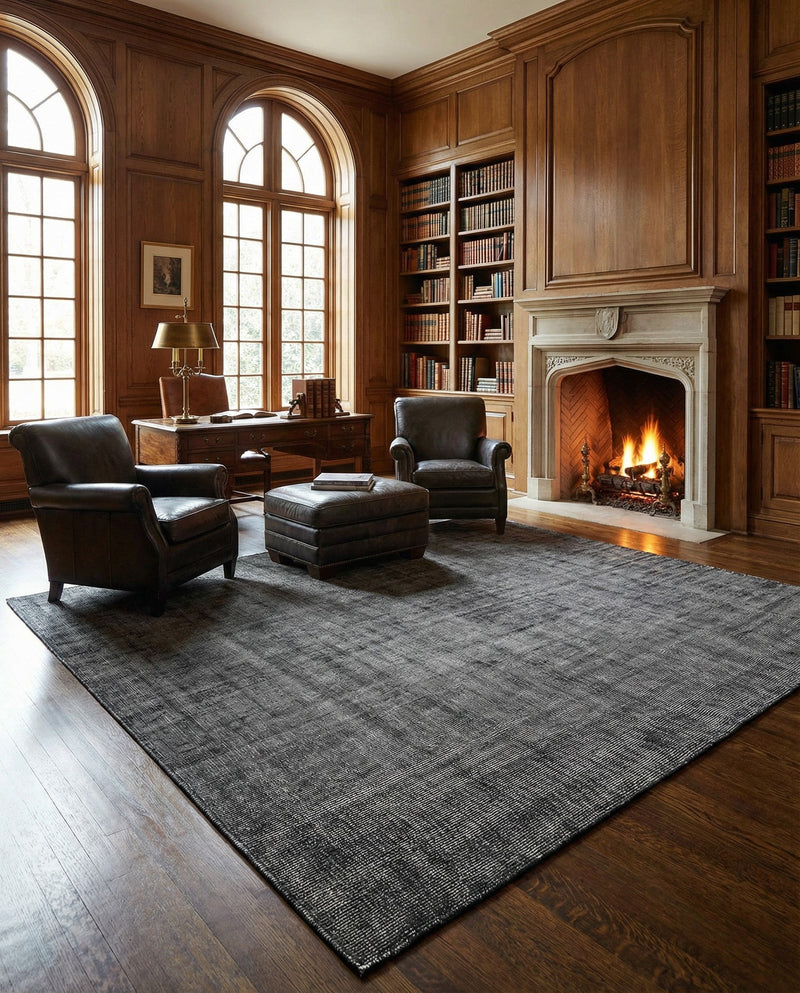 Berkshire Estate Collection Area Rug - Windsor (Blackberry) Rectangle Blackberry  lifestyle 4