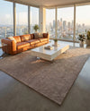 Nordic Loom Geometric Collection Area Rug - Oslo Rectangle Steel gray  lifestyle 73
