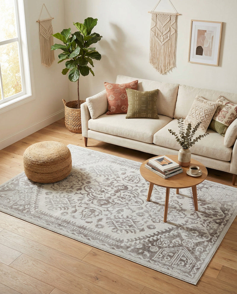 Cambridge Classics Collection Area Rug -  Fitzwilliam (Cream) Rectangle Cream  lifestyle 20