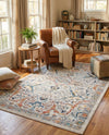 Seville Stripes Collection Area Rug -  Malaga (Ivory) Rectangle Ivory  lifestyle 12