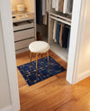 Hollywood Luxe Collection Area Rug -  Beverly (Navy Blue Gold) Rectangle Navy Blue Gold  lifestyle 14
