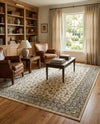 Persian Elegance Collection Area Rug -  Ardabil Rectangle Ivory  lifestyle 56