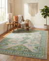 Sedona Vista Collection Area Rug -  Nolina Rectangle Green  lifestyle 50
