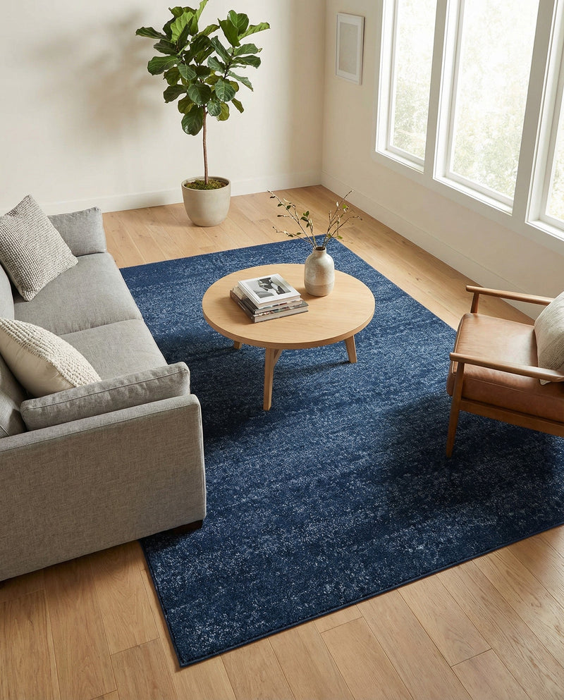 Studio Haven Collection Area Rug -  Gallery (Navy Blue) Rectangle Navy Blue  lifestyle 25