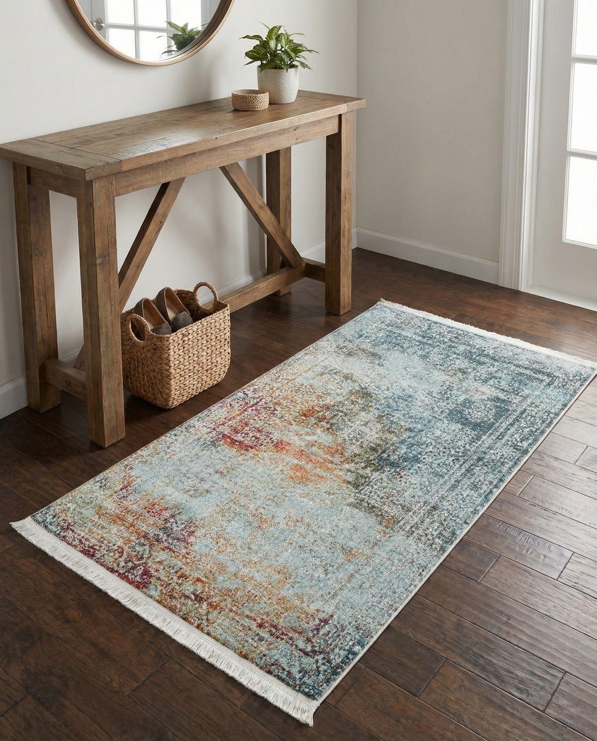 Caribbean Breeze Collection Area Rug -  Yucatan Rectangle Multi  lifestyle 7