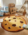 Whimsy Wonders Wool Collection Area Rug -  Lagoon Round Light Brown  lifestyle 14