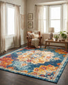Beverly Grove Collection Area Rug - Melrose (Multi) Rectangle Multi  lifestyle 15