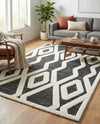 Monochrome Collection Area Rug -  Glacier Rectangle Gray  lifestyle 24