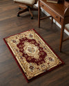 Versailles Elegance Collection Area Rug -  Vincennes Rectangle Red  lifestyle 22