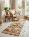 Desert Weave Jute Collection Area Rug - Sahara Runner Multi  lifestyle 55