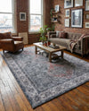 Heritage Elegance Collection Area Rug -  Uffizi Rectangle Gray  lifestyle 37