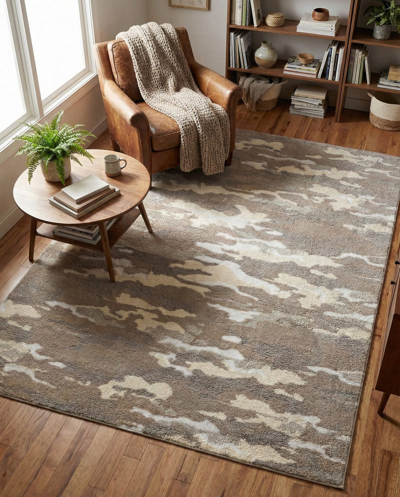 Sienna Collection Area Rug -  Veneto Rectangle Cloud Gray  lifestyle 32