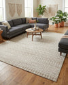 Marrakech Lattice Collection Area Rug - Medina (Beige) Rectangle Beige  lifestyle 10