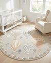 Wonder Tykes Collection Area Rug -  Joyscape Round Multi  lifestyle 62