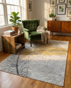 Bloomsbury Elegance Collection Area Rug -  Westminster Rectangle Yellow Gray  lifestyle 46