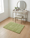 Solid Shag Seaside Collection Area Rug - Azure Cove (Light Green) Rectangle Light Green  lifestyle 12
