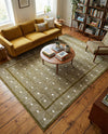 Aravalli Collection Area Rug -  Jaipur Rectangle Olive Green  lifestyle 20