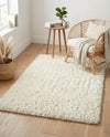 Eternal Plush Oasis Collection Area Rug -  Tranquility (Pearl) Rectangle Pearl  lifestyle 28